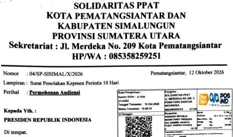 PPAT Siantar-Simalungun Ajukan Surat Audiensi ke Presiden, DPR RI dan Menteri ATR/Ka.BPN RI Terkait Penolakan Kepmen Perinitis 10 Hari