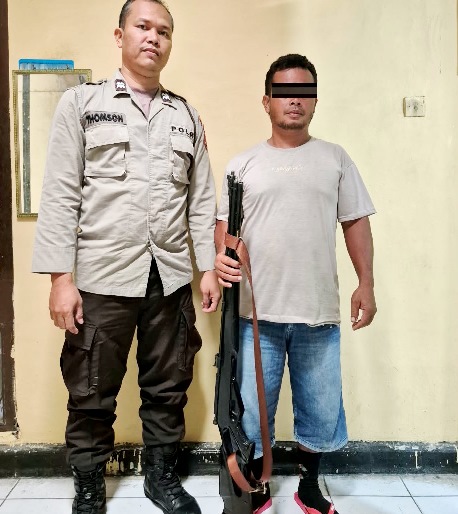 Berawal dari Minum Tuak, Pelaku Tembak Tetangganya Pakai Senapan Angin
