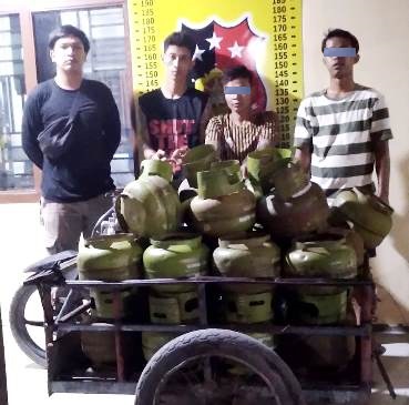 Bobol Gudang dan Angkut  34 Tabung  LPG 3 Kg, Dua Pria Diringkus Polisi