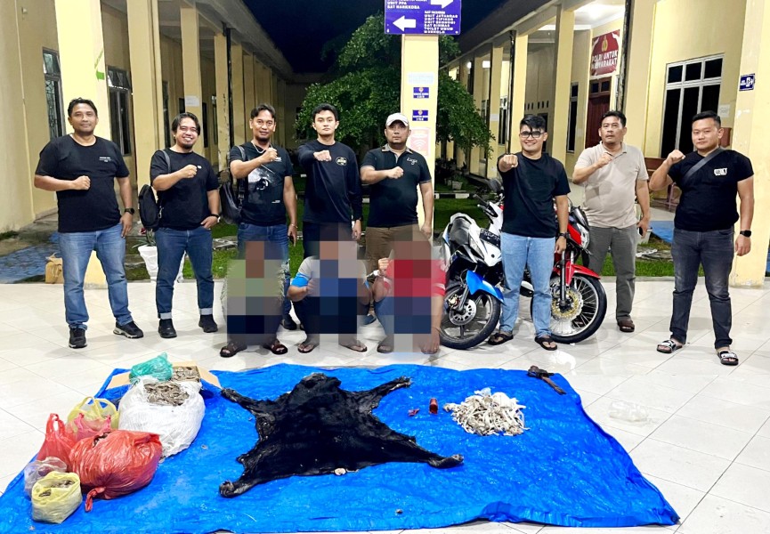 Polres Simalungun Ungkap Perdagangan Satwa Dilindungi