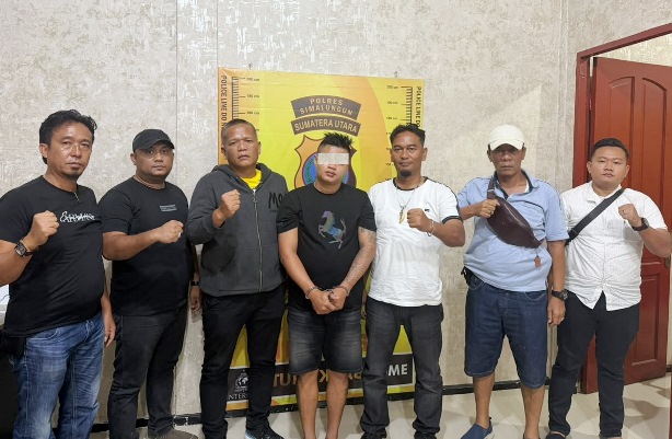 Maling 3 Unit HP di Pos Security Diringkus Polres Simalungun