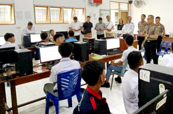 Polres Siantar Kembali Gelar Program Pahami AI Tingkat SMA/SMK/MA