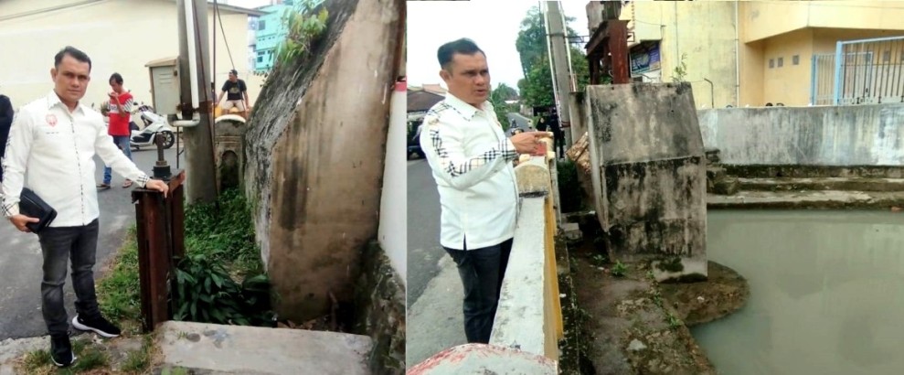 Franz Theodor Sihaloho Perjuangkan Pemasangan Pipa dari Sungai Bah Bolon Agar  Drainasae di Pamatang Berfungsi Maksimal