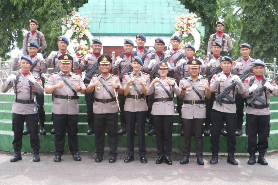 Sambut HUT Bhayangkara ke-80: Polres Simalungun & Pematangsiantar Gelar Ziarah Bersama