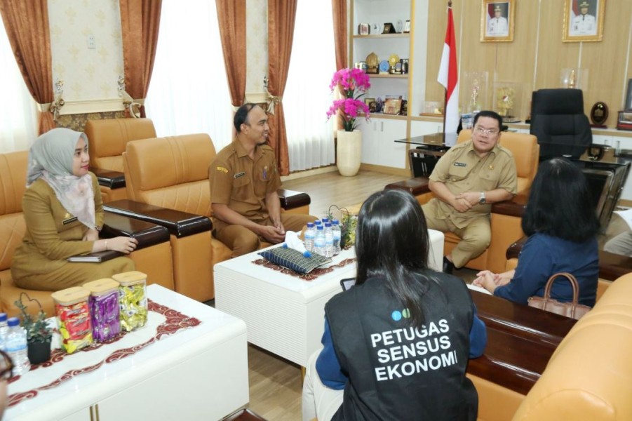 Walikota Siantar Responden Pertama Sensus Ekonomi 2026