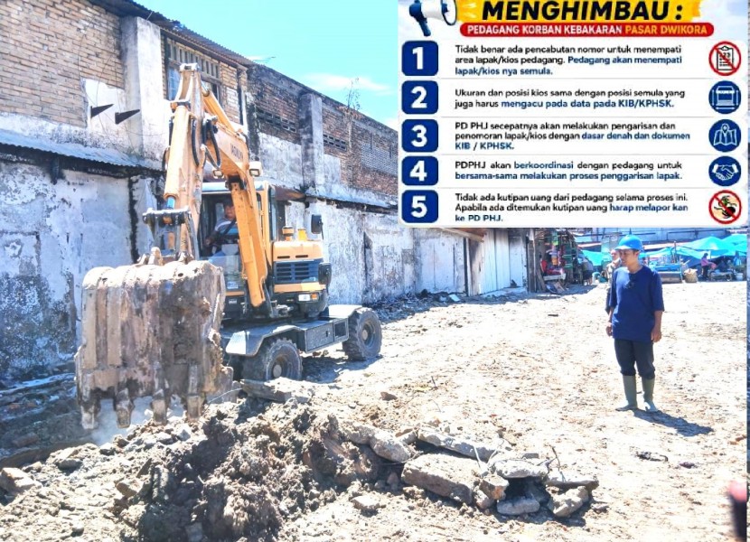 Pasca Kebakaran Pasar Dwikora Parluasan Siantar, PD PHJ Tepis Berbagai Isu Negatif