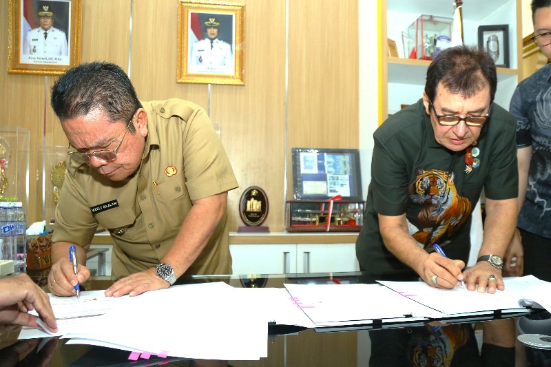Pemko Siantar dan PT Unitwin Indonesia Perpanjang Kerja Sama Pengelolaan Taman Hewan