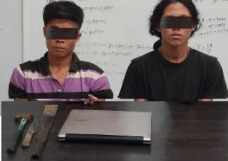 Maling Dua Laptop di SD Negeri 095552, Diringkus Polsek Gunung Malela