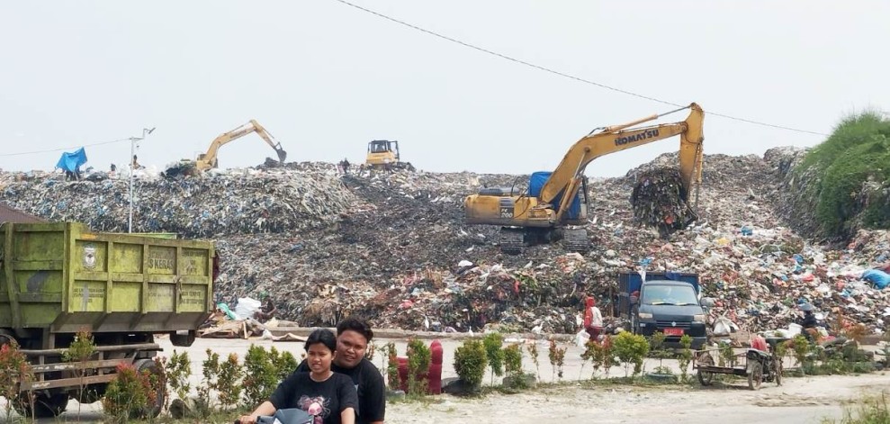 “Stop Open Dumping”, Tinggi Gunung Sampah di TPA Tanjung Pinggir Siantar Mulai Berkurang